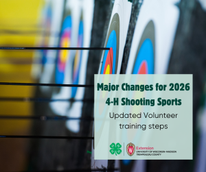 Major Changes for 2026 4-H Shooting Sports