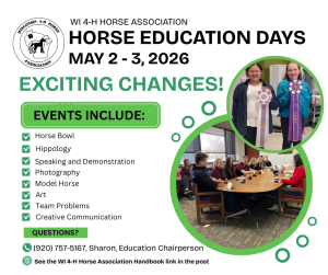 4-H Horse Education Days – Exciting Changes