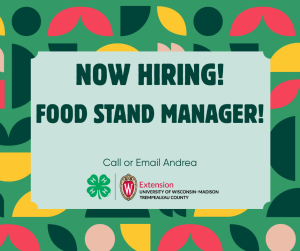 Food Stand Manager Job Description