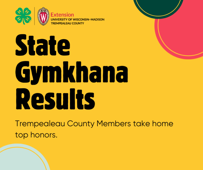 Trempealeau County 4-H Horse Project Excels at State Gymkhana