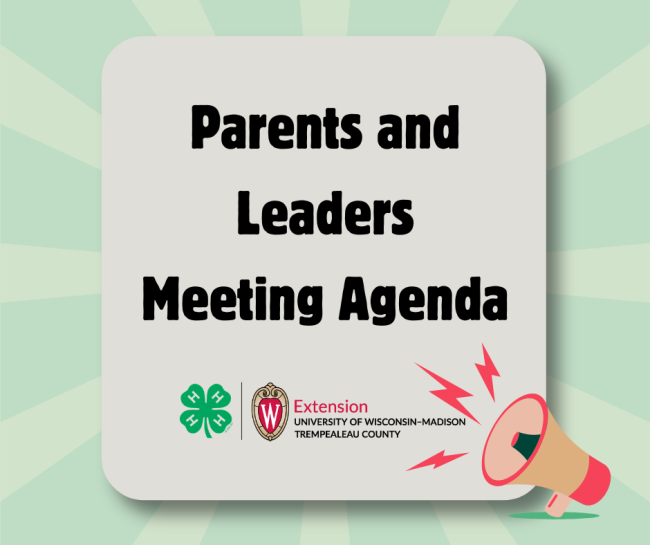 Parents and Leaders Meeting, September 21